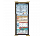 WhiteCoat Clipboard® Trifold - Tactical Brown Critical Care Edition